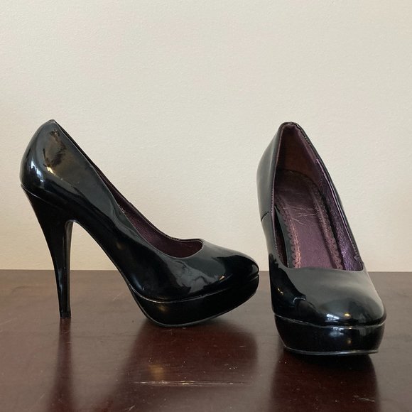 SDS Black Patent Stiletto 39 (8.5 US) - Picture 2 of 11